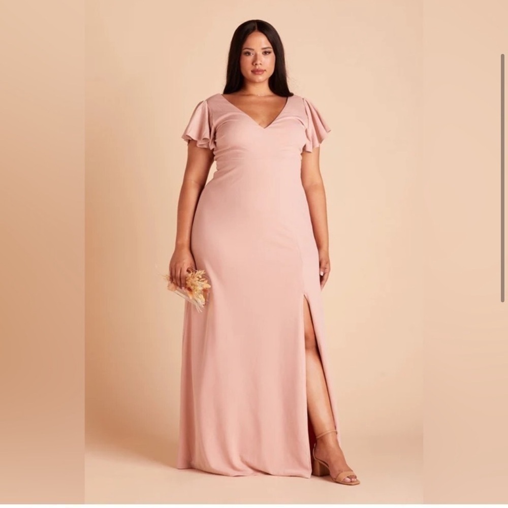 NWT Birdy Grey Hannah Dress in Crepe Dusty Rose - Picture 3 of 9